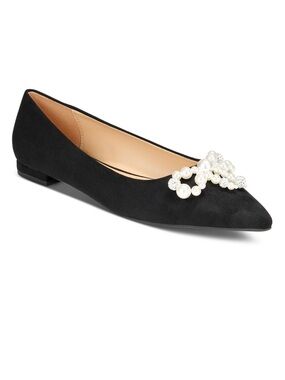 Women's Millee Embellished Bow Pointed-Toe Flats